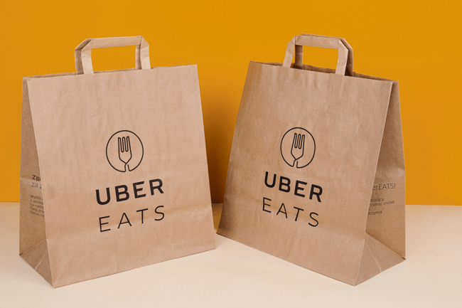 Torba papierowa Uber Eats